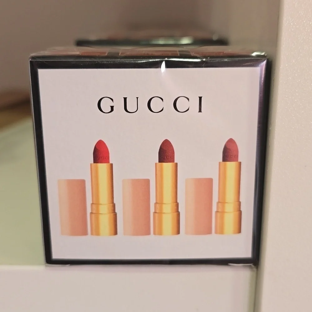 Gucci 3pc Mini Lipstick Trio